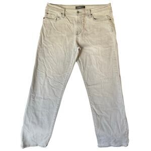 Liverpool Men Slim Jeans Size 36x30 Gray Mid Rise Modern Straight